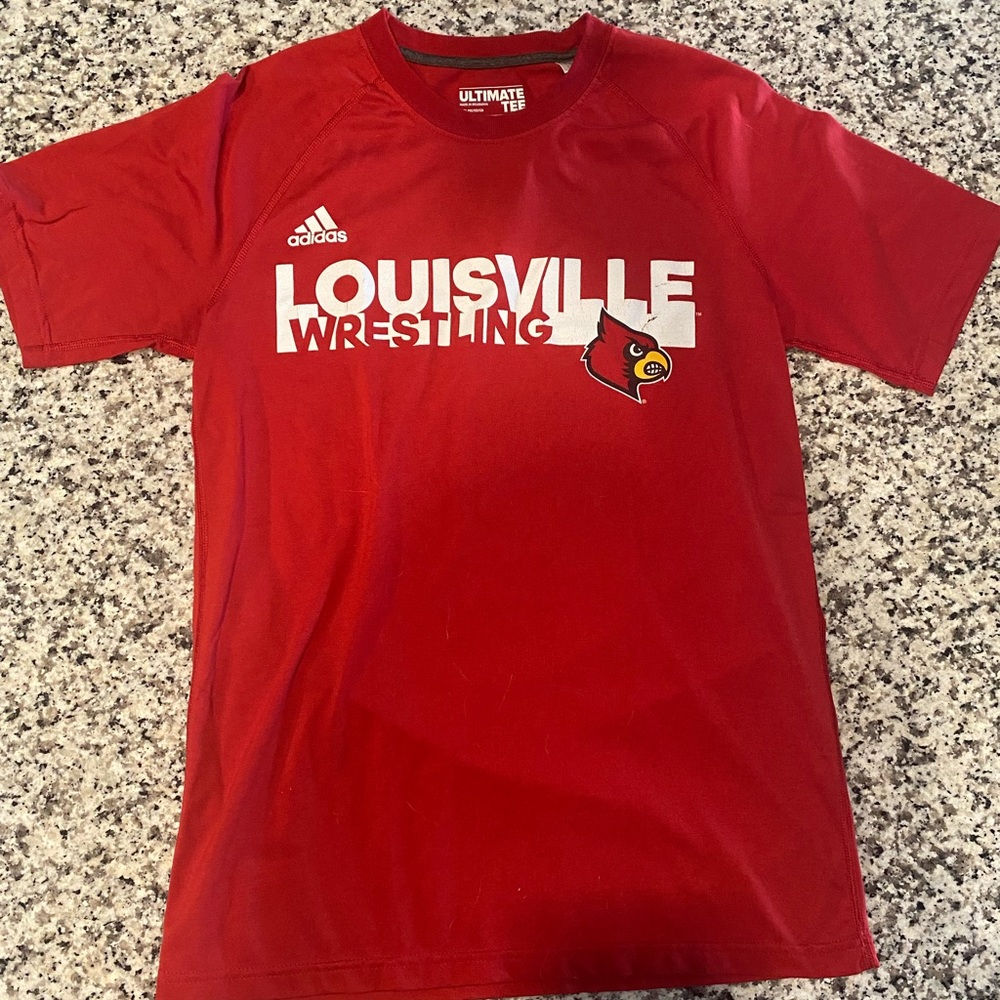 University of Louisville adidas Wresting tshirt